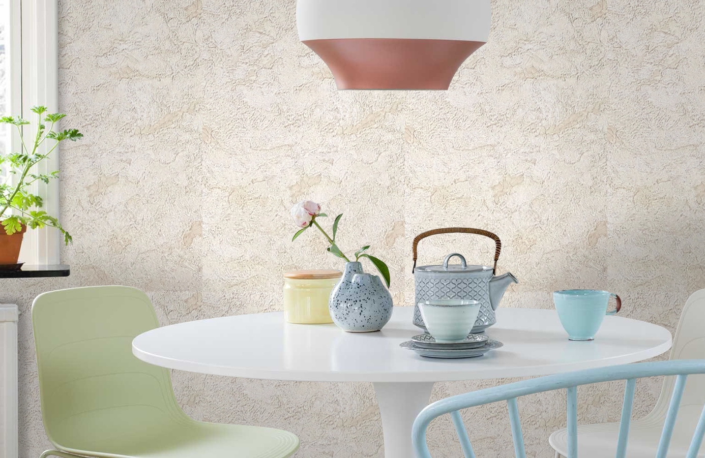 Обои 82845 фото в интерьере кухни