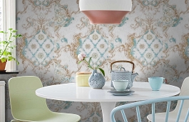 Обои 82862 фото в интерьере кухни превью