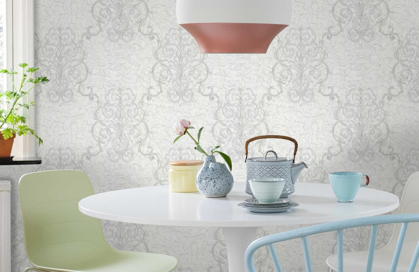 Обои 83303 фото в интерьере кухни