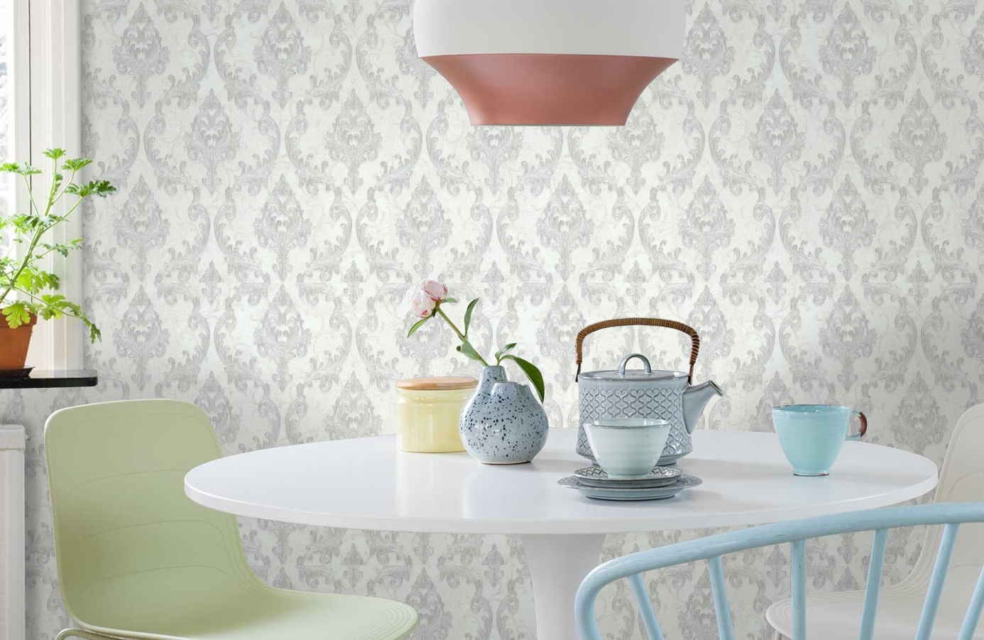 Обои 83338 фото в интерьере кухни