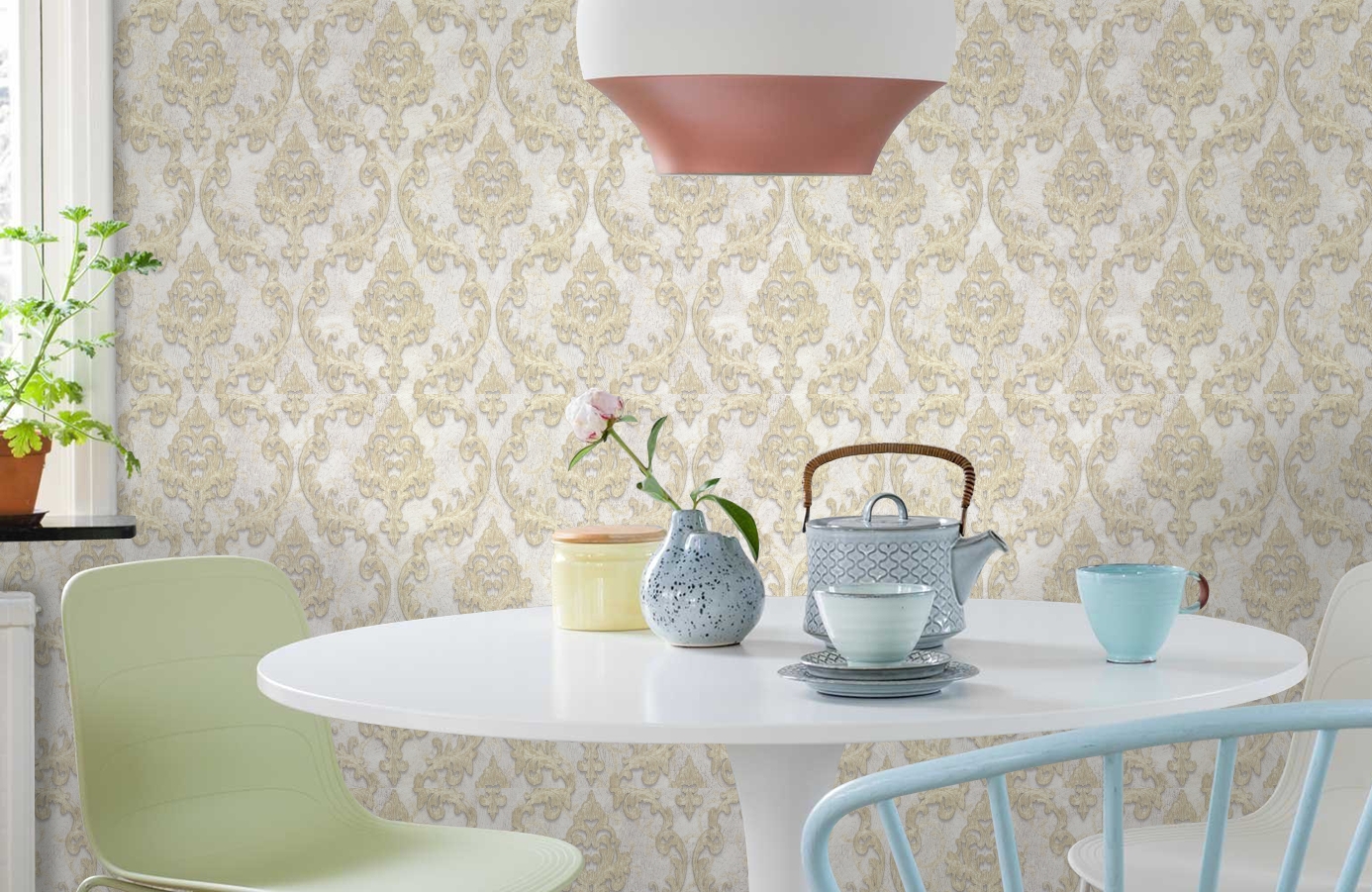 Обои 83341 фото в интерьере кухни