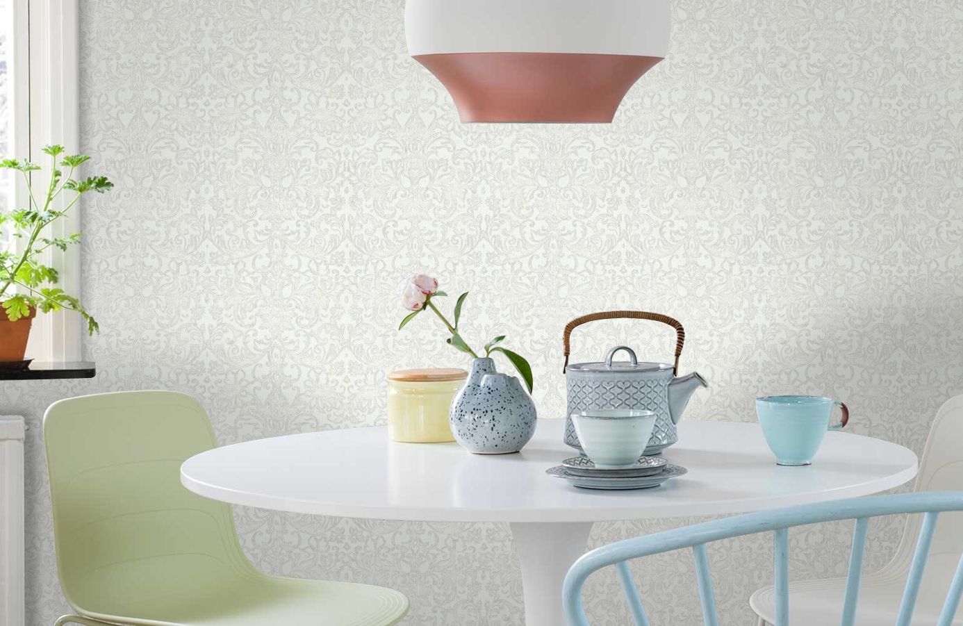 Обои 83362 фото в интерьере кухни