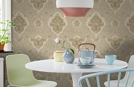 Обои 83402 фото в интерьере кухни превью