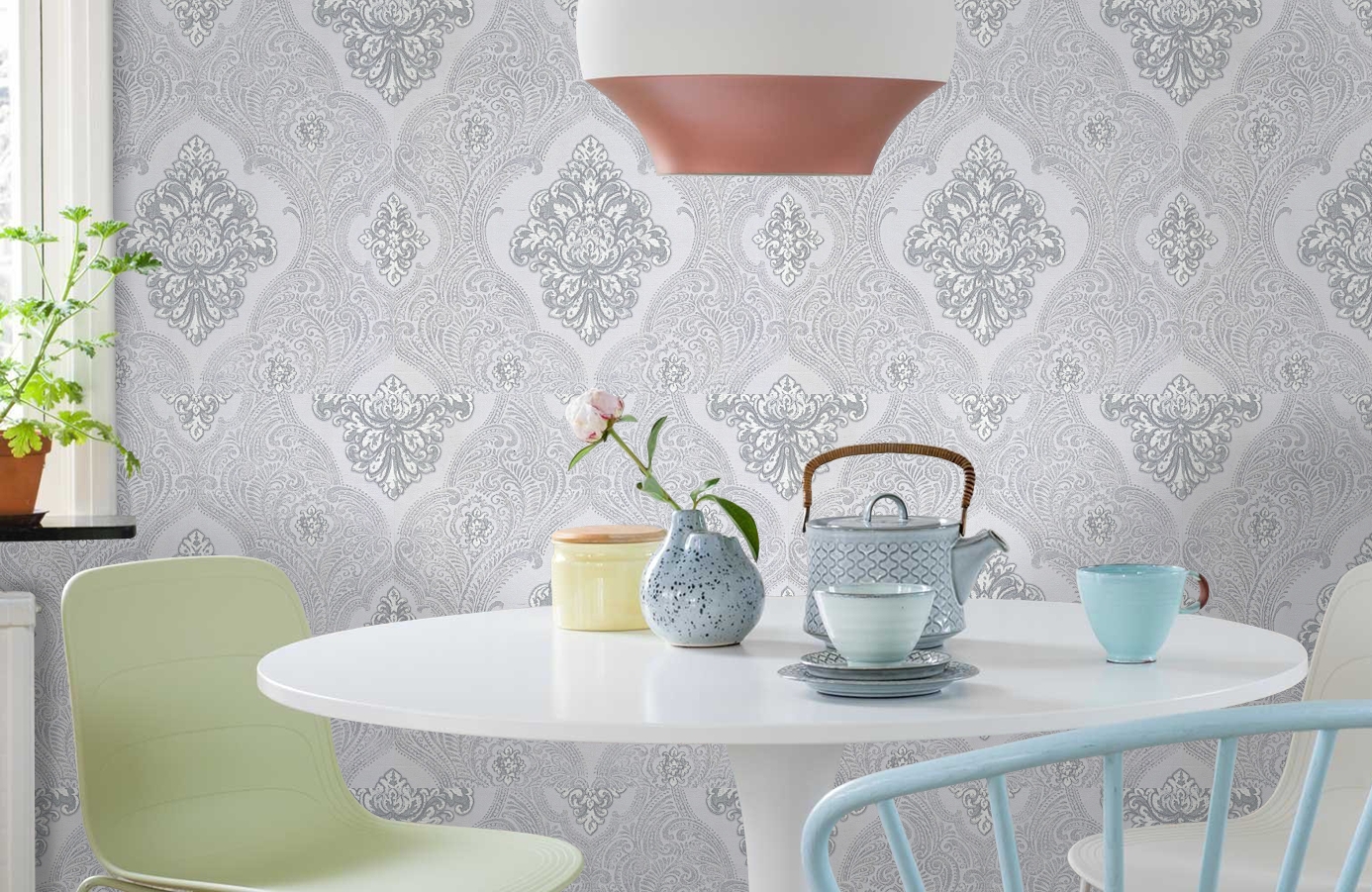 Обои 83413 фото в интерьере кухни