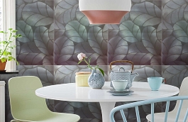 Обои 1050-12 фото в интерьере кухни превью