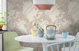 Обои 1153-01 фото в интерьере кухни превью