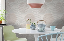 Обои 1161-11 фото в интерьере кухни превью