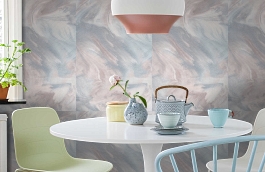 Обои 1165-03 фото в интерьере кухни превью