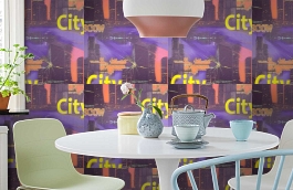 Обои 2902-4 фото в интерьере кухни превью