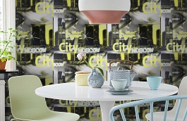 Обои 2902-5 фото в интерьере кухни превью