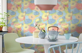 Обои 3564-5 фото в интерьере кухни превью