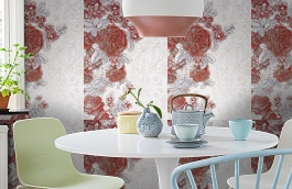 Обои 3588-7 фото в интерьере кухни превью