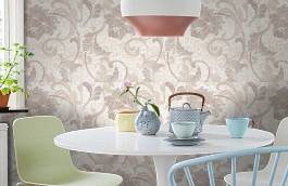 Обои 3593-3 фото в интерьере кухни превью