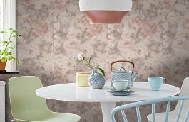 Обои 3643-4 фото в интерьере кухни превью