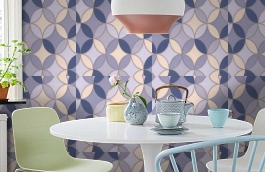 Обои 3722-2 фото в интерьере кухни превью