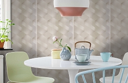 Обои 3747-2 фото в интерьере кухни превью