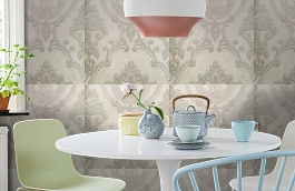 Обои 3794-2 фото в интерьере кухни превью