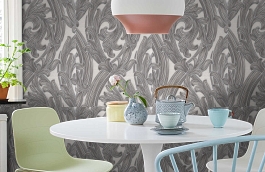 Обои 4558-4 фото в интерьере кухни превью