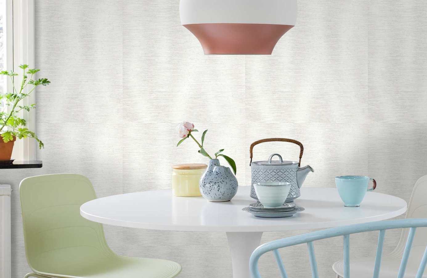 Обои 5002 фото в интерьере кухни