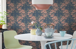 Обои 5137-44 фото в интерьере кухни превью