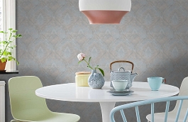 Обои 60045-04 фото в интерьере кухни превью