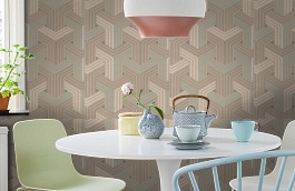 Обои 6005-04 фото в интерьере кухни превью