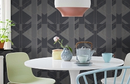 Обои 7004-20 фото в интерьере кухни превью