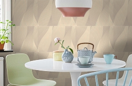 Обои 7005-01 фото в интерьере кухни превью