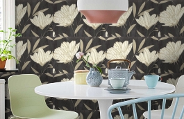 Обои 7011-22 фото в интерьере кухни превью