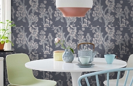 Обои 7049-20 фото в интерьере кухни превью