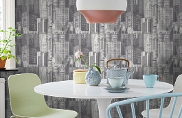 Обои 7062-11 фото в интерьере кухни превью