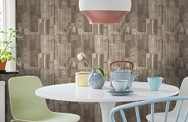 Обои 7062-12 фото в интерьере кухни превью