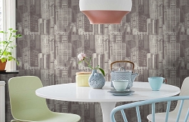 Обои 7062-18 фото в интерьере кухни превью