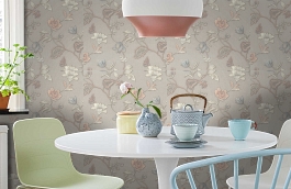 Обои 7080-11 фото в интерьере кухни превью