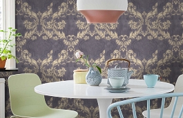 Обои 7090-22 фото в интерьере кухни превью