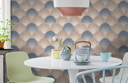 Обои 7109-03 фото в интерьере кухни превью