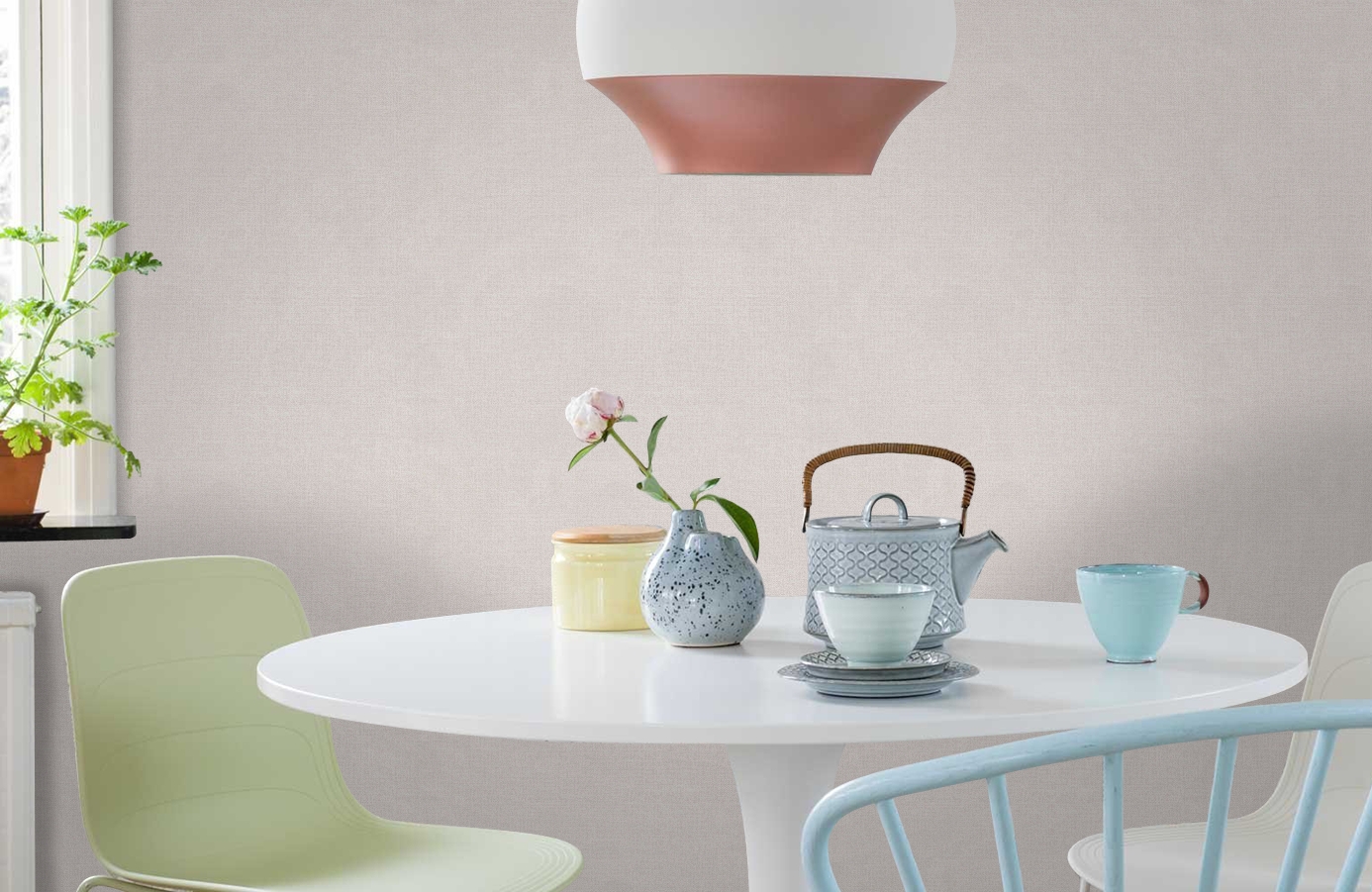 Обои 7130-11 фото в интерьере кухни Обои 7130-11 фото в интерьере кухни