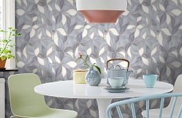 Обои 7144-03 фото в интерьере кухни превью