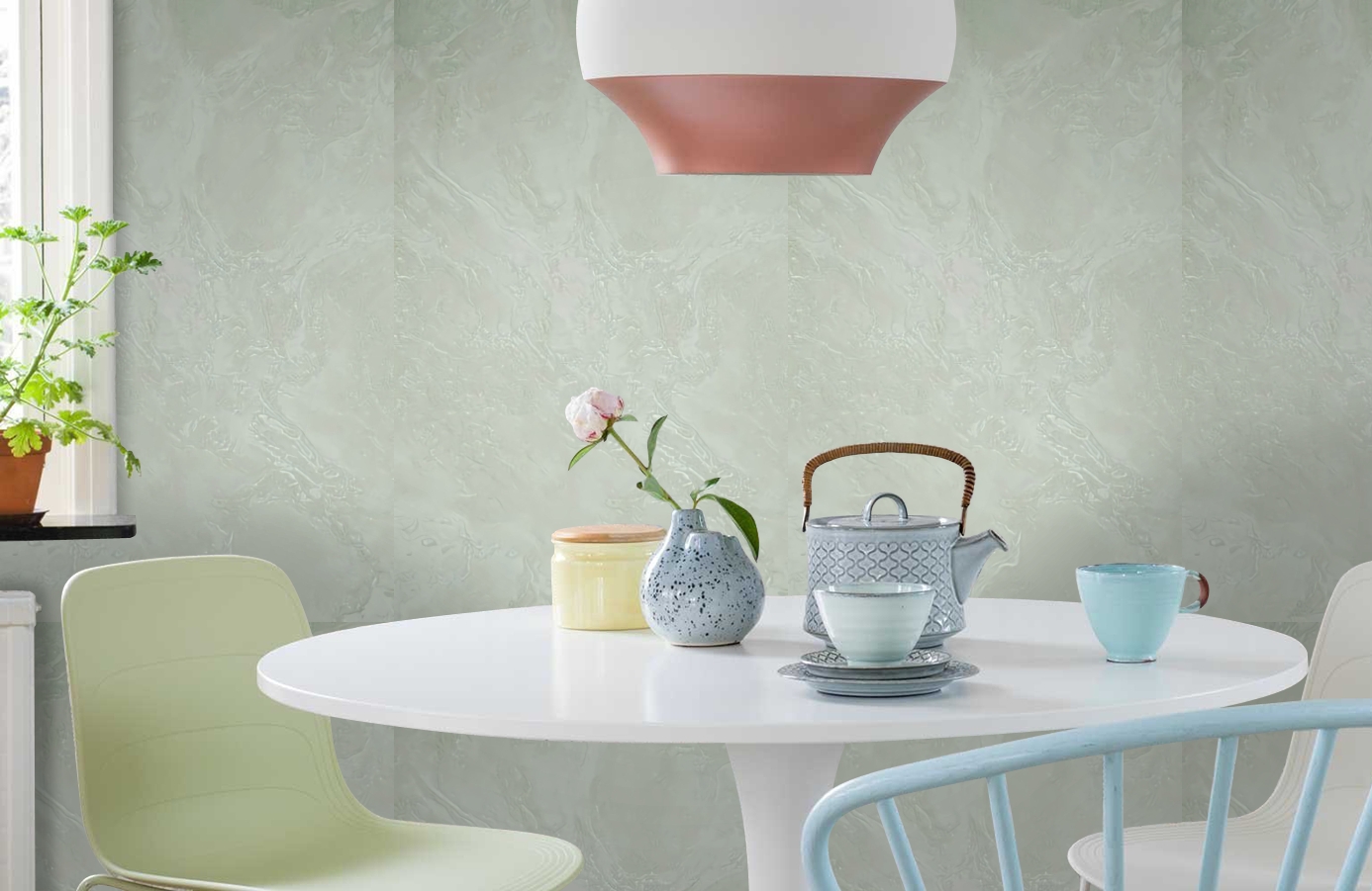 Обои 71520 фото в интерьере кухни