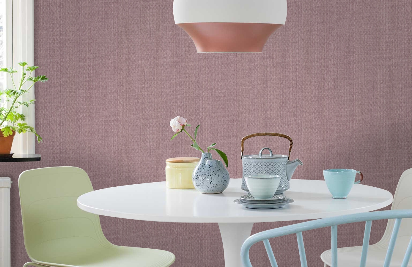 Обои 97212 фото в интерьере кухни