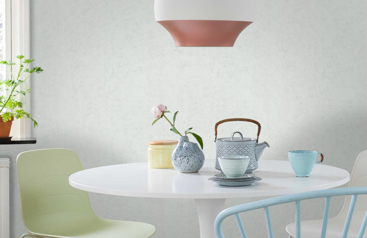 Обои 97227 фото в интерьере кухни