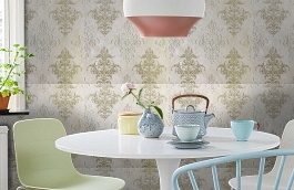 Обои CS18102 фото в интерьере кухни превью