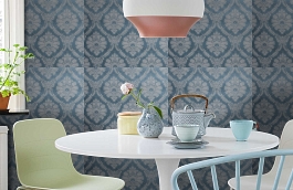 Обои DI009 фото в интерьере кухни превью