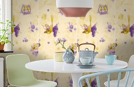 Обои E-D-003A фото в интерьере кухни превью