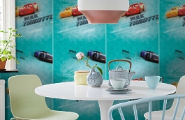 Обои E-D-005A фото в интерьере кухни превью