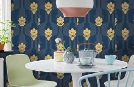 Обои R22107 фото в интерьере кухни превью