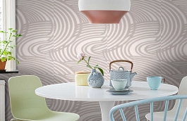 Обои 114808 фото в интерьере кухни превью