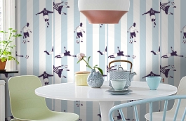 Обои 240152 фото в интерьере кухни превью