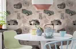 Обои 240191 фото в интерьере кухни превью