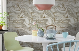 Обои 240314 фото в интерьере кухни превью